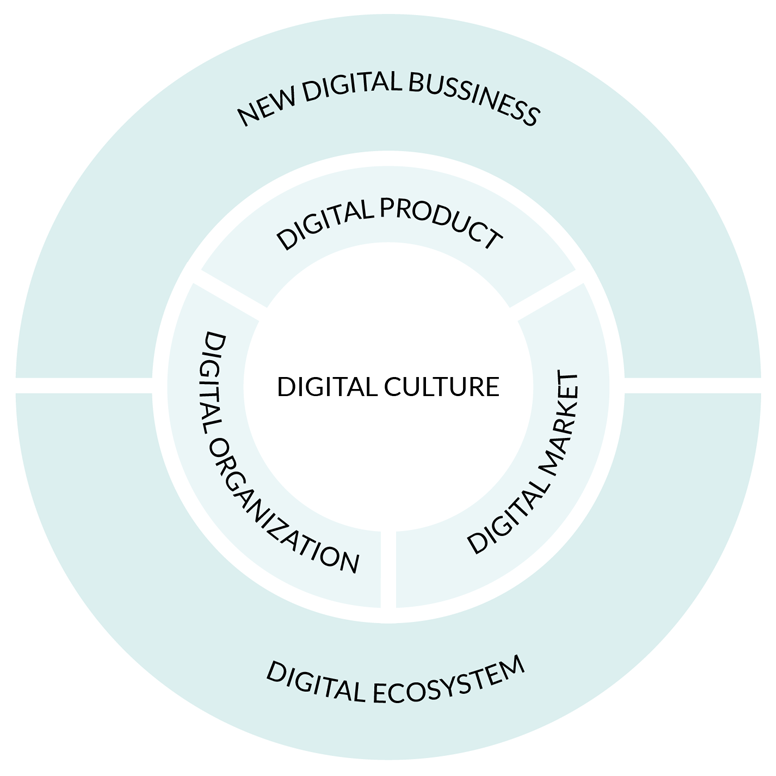 Digital transformation diagram