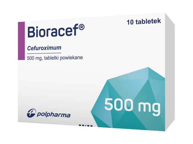 Bioracef 500 mg x 10 tabl. powl. (2 blist. x 5)