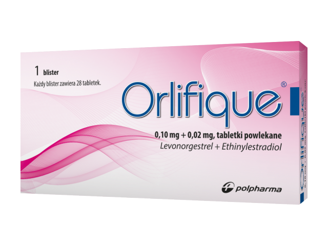 Orlifique 0,1 mg + 0,02 mg x 28 tabl. powl.