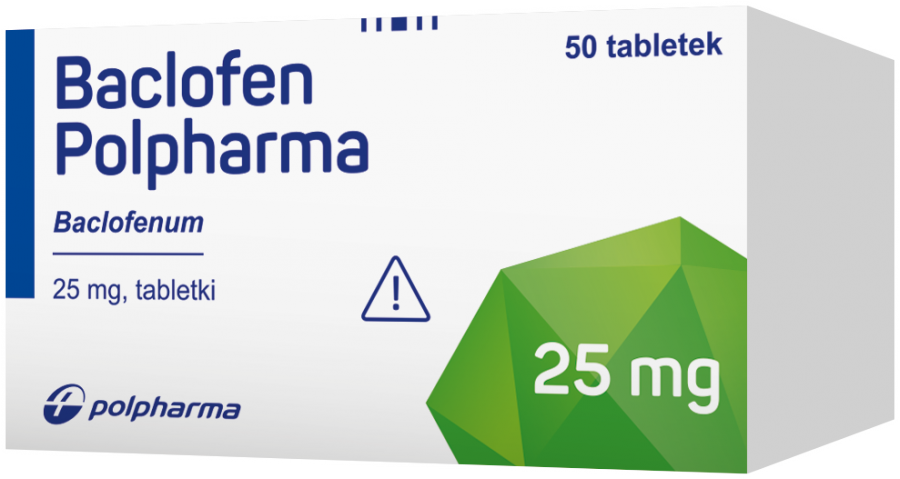 Baclofen Polpharma 25 mg x 50 tabl.