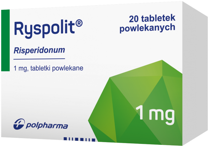 Ryspolit 1 mg x 20 tabl. powl.