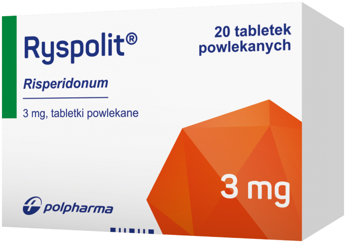 Ryspolit 3 mg x 20 tabl. powl.