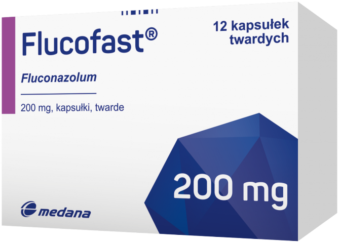 Flucofast 200 mg x 12 kaps.