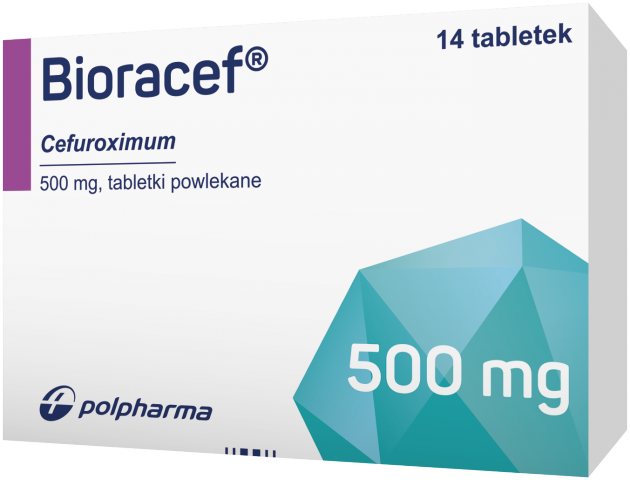 Bioracef 500 mg x 14 tabl. powl. (2 blist. x 7)