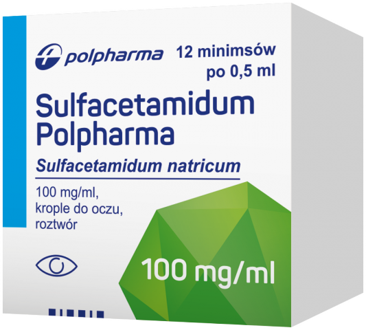 Sulfacetamidum Polpharma krople do oczu 100 mg/ml 0,5 ml x 12 minims