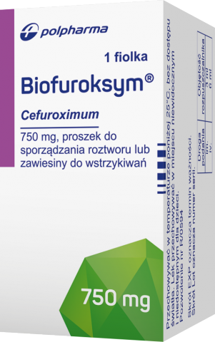 Biofuroksym s. subst. do inj. 750 mg