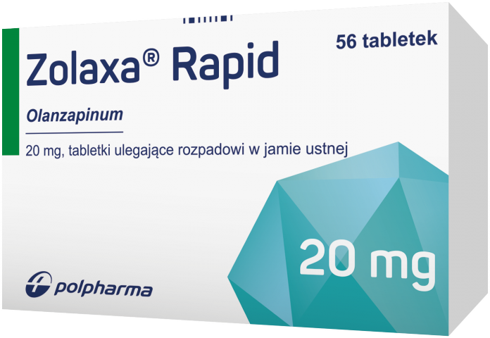 Zolaxa Rapid 20 mg x 56 tabl. uleg. rozpad. w jamie ust.