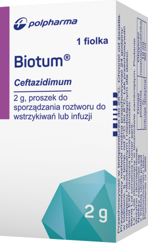 Biotum s. subst. do inj. 2 g