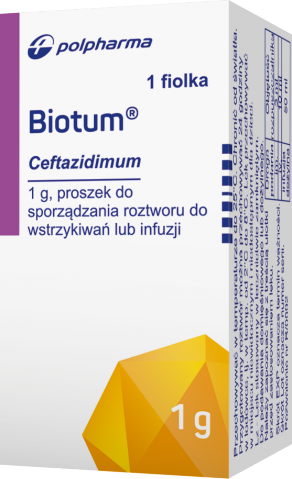 Biotum s. subst. do inj. 1 g
