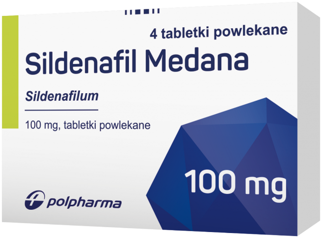 Sildenafil PPH 100 mg x 4 tabl. powl.