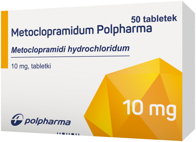 Metoclopramidum Polpharma 10 mg x 50 tabl.