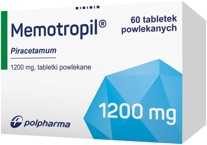 Memotropil 1200 mg x 60 tabl. powl.