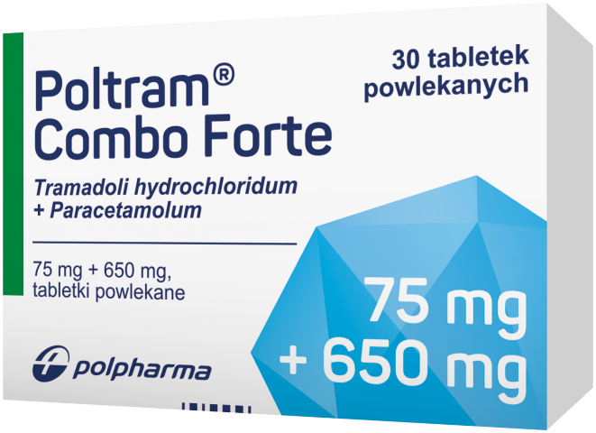 Poltram Combo Forte (75 mg + 650 mg) x 30 tabl. powl.