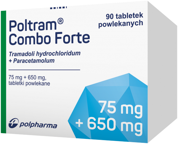 Poltram Combo Forte (75 mg + 650 mg) x 90 tabl. powl.