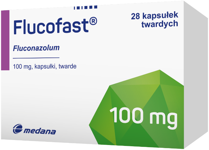 Flucofast 100 mg x 28 kaps. twarde