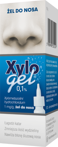 Xylogel 0,1%, żel do nosa, 1 mg/g, but. PET 10 g z dozownikiem