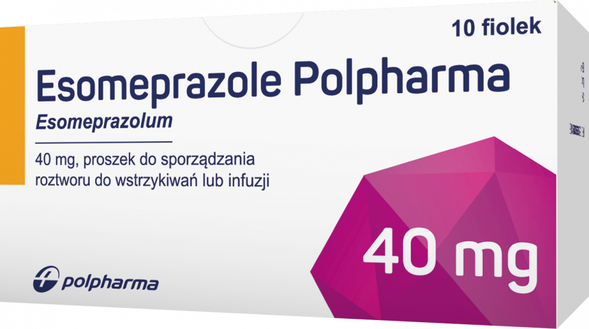 Esomeprazole Polpharma proszek do sporządz roztw do wstrzyk lub infuzji 40 mg x 10 fiol