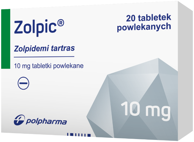 Zolpic 10 mg x 20 tabl. powl.