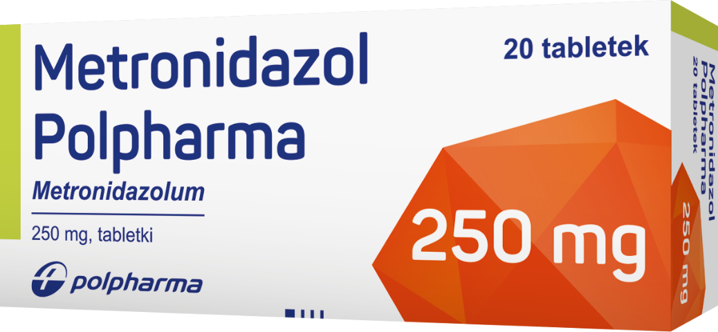 Metronidazol Polpharma 250 mg x 20 tabl.