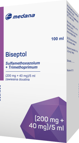 Biseptol zawiesina doustna (0,2g +0,04g)/ 5ml butelka 100 ml
