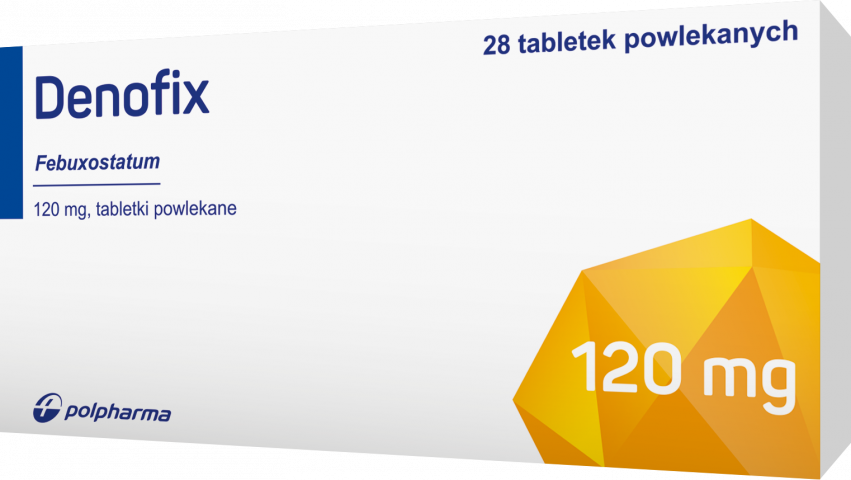 Denofix 120 mg x 28 tabl. powl.