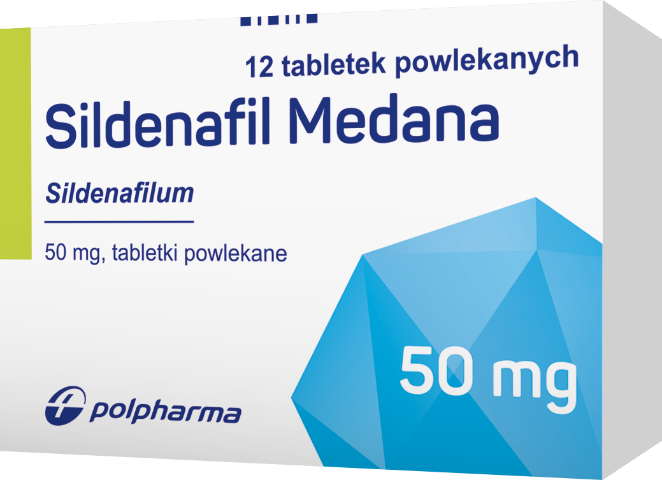 Sildenafil PPH 50 mg x 12 tabl. powl.