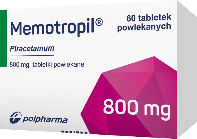 Memotropil 800 mg x 60 tabl. powl.