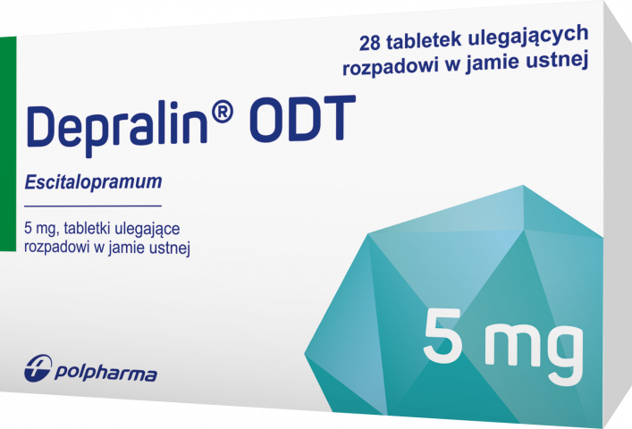 Depralin ODT 5 mg x 28 tab ulegające rozpadowi w jamie ustnej
