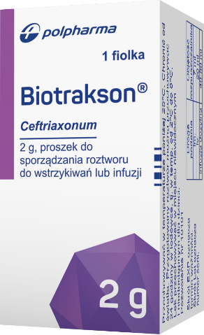 Biotrakson s. subst. do inj. 2 g
