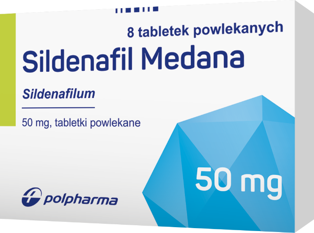 Sildenafil PPH 50 mg x 8 tabl. powl.