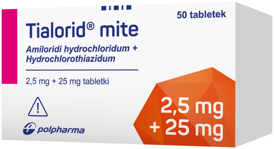 Tialorid mite (2,5 mg + 25 mg) x 50 tabl.