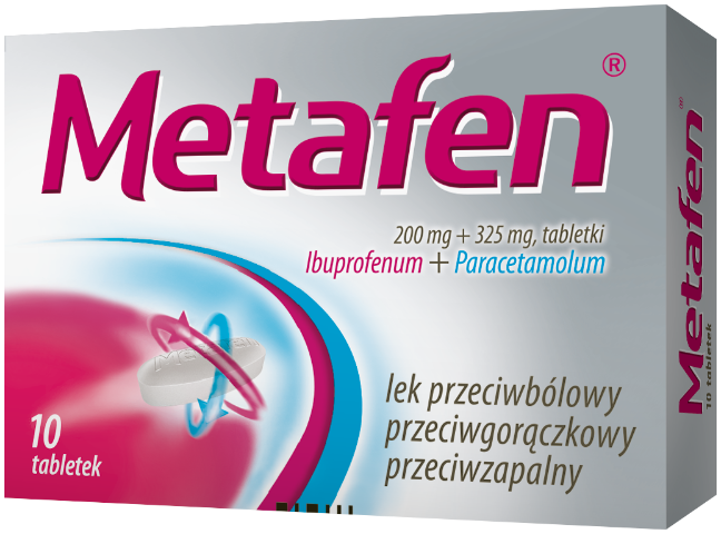 Metafen (200 mg + 325 mg) x 10 tabl.