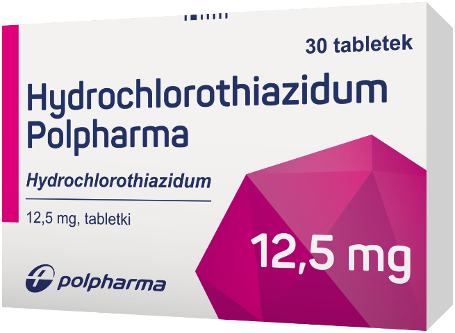 Hydrochlorothiazidum Polpharma 12,5 mg x 30 tabl.