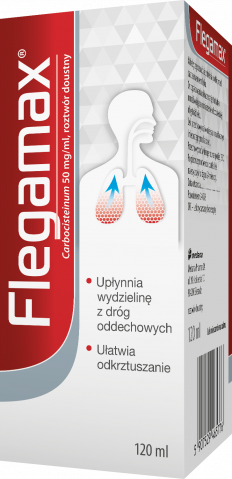 Flegamax roztwór doustny 50 mg/ml 120 ml