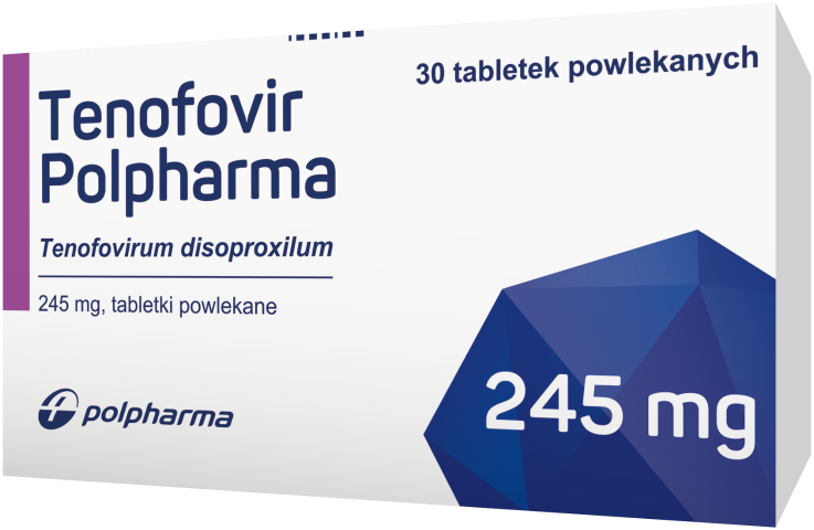 Tenofovir Polpharma 245 mg x 30 tabl. powl.