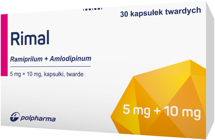 Rimal (5 mg + 10 mg) x 30 kaps.
