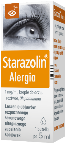 Starazolin Alergia krople do oczu roztwór 1 mg/ml 5 ml x1