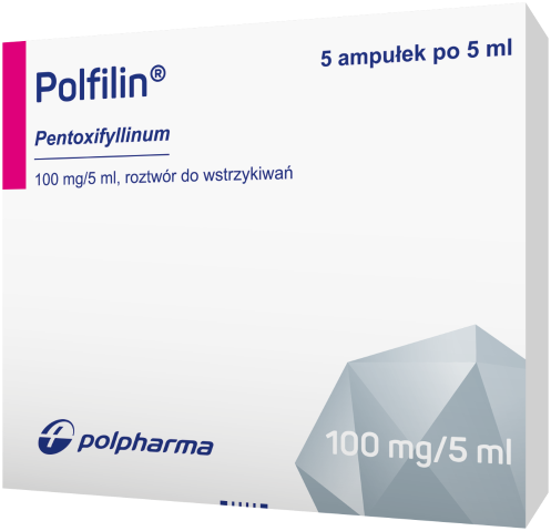 Polfilin roztwór do wstrzyk. 20mg/ ml x 5 amp. po 5 ml