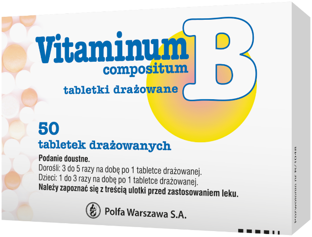 Vitaminum B COMPOSITUM 50 drażetek