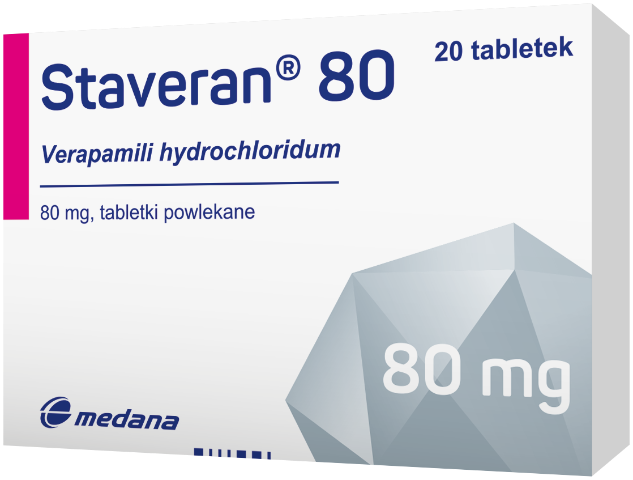 Staveran 80 mg x 20 tabl. powl.