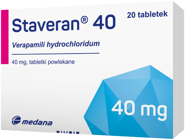 Staveran 40 mg x 20 tabl. powl.
