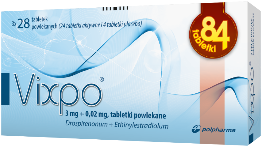 Vixpo (3 mg + 0,02 mg) x 84 tab powl