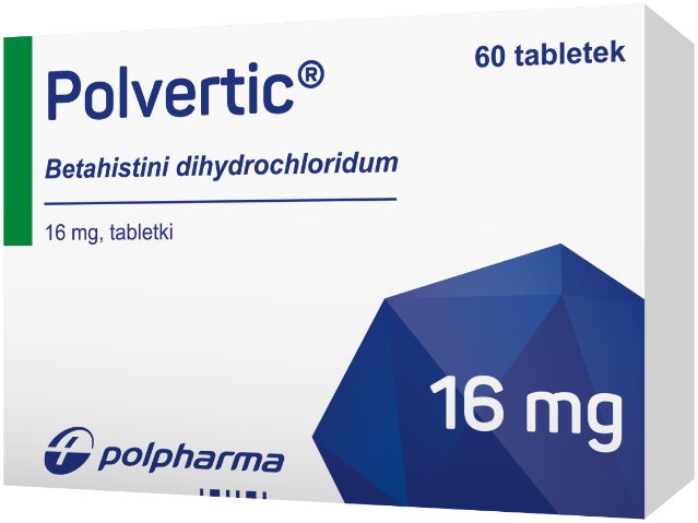 Polvertic 16 mg x 60 tabl.