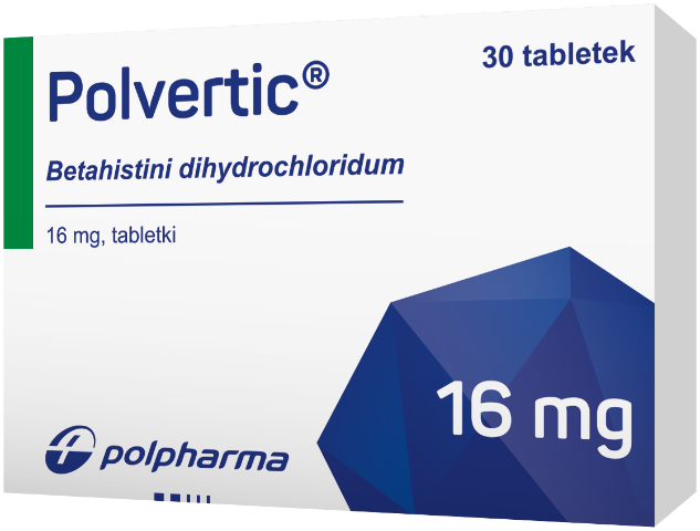 Polvertic 16 mg x 30 tabl.