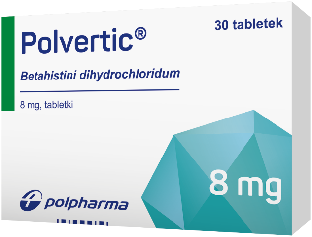 Polvertic 8 mg x 30 tabl.