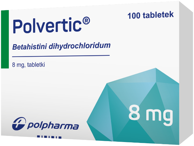 Polvertic 8 mg x 100 tabl.