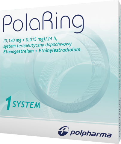 PolaRing (0,120 mg + 0,015 mg)/24 h x 1 system terapeutyczny dopochw.