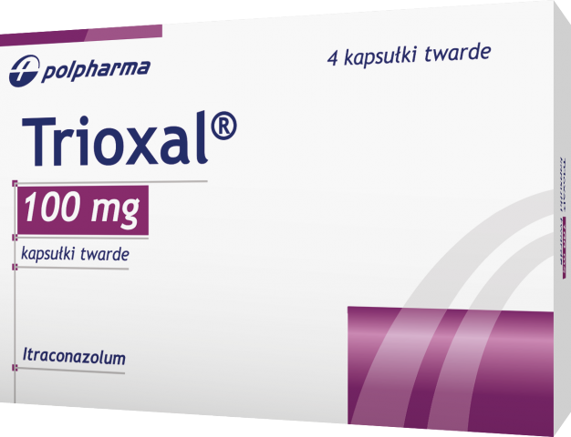 Trioxal 100 mg x 4 kaps.