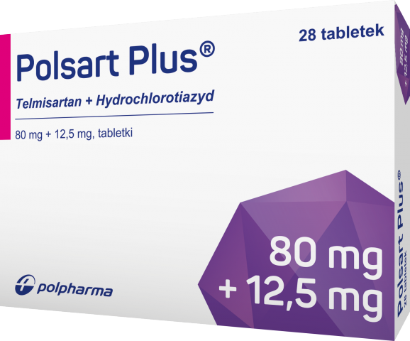 Polsart Plus (80 mg + 12,5 mg) x 28 tabl.