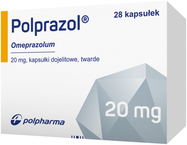 Polprazol 20 mg x 28 kaps. dojelit. twarde
